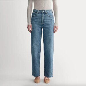Everlane - Medium Wash Distressed - The Way-High Jean - 24 Regular